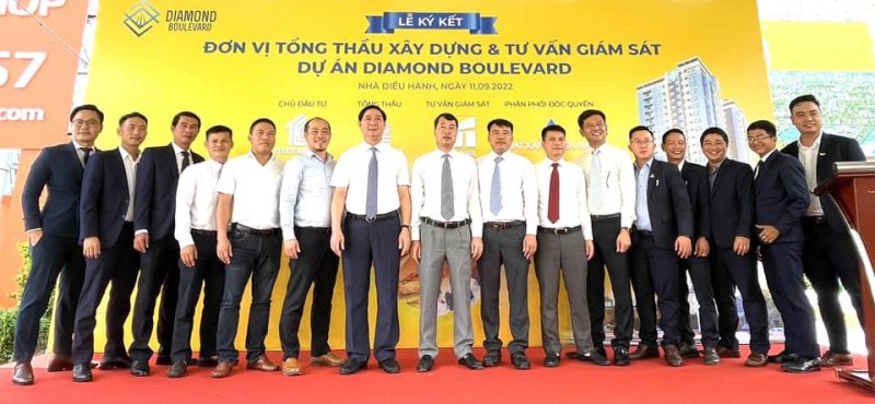 đơn vị giám sát và nhà thầu xây dựng dự án Diamond Boulevard là ai - Tecco Miền Trung & Tín Minh