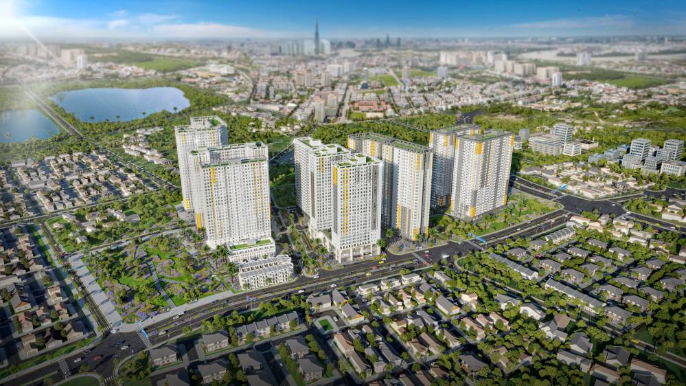 Khu đô thị Làng Đại Học và Hồ Đá.